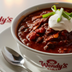 Image of a mouth-watering Wendy's chili bowl, prepared using Wendy's Chili Recipe.