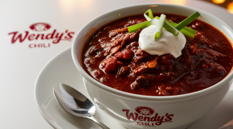 Image of a mouth-watering Wendy's chili bowl, prepared using Wendy's Chili Recipe.